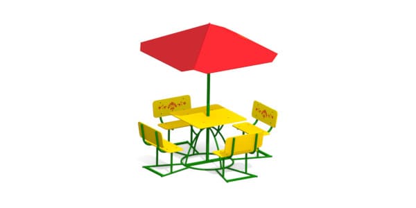 Детские столики и зонтики
